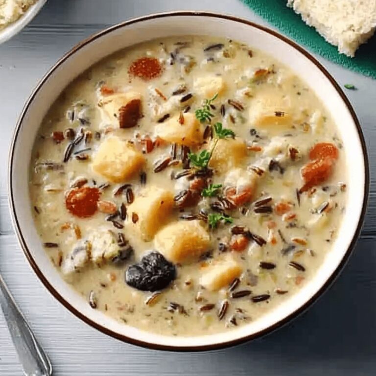 Cheesy Wild Rice Soup Recipe