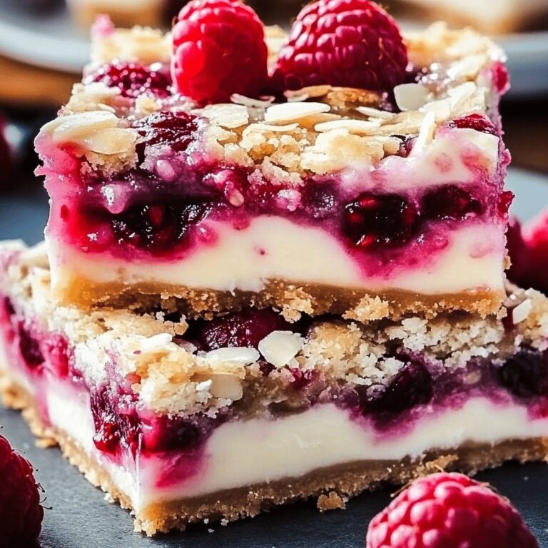 Rich Raspberry Cheesecake Bars Recipe