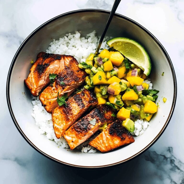 Bbq Salmon Bowls With Mango Avocado Salsa Recipe