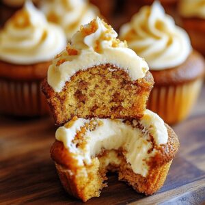 Luscious Carrot Cake Cheesecake Cupcakes Recipe