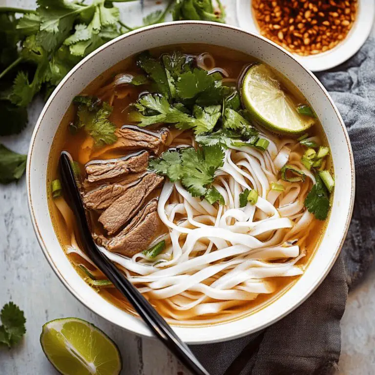 Heartwarming Vietnamese Noodle Soup Recipe (Pho)