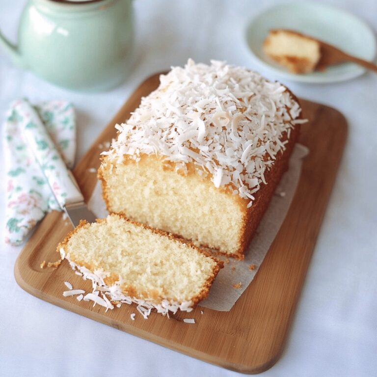 Heavenly Coconut Pound Cake Recipe