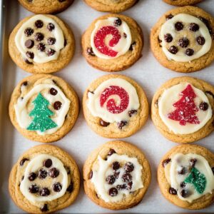 Christmas Chocolate Chip Sugar Cookies Recipe