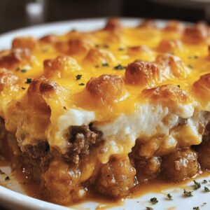 Shepherds Pie Tater Tot Casserole Recipe