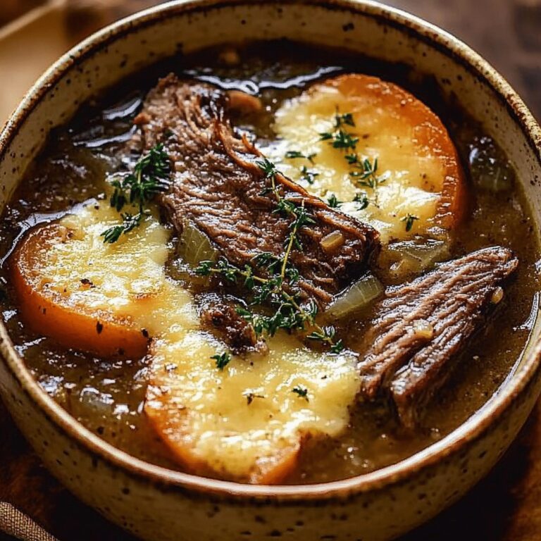 Hearty French Onion Beef Short Rib Soup Recipe