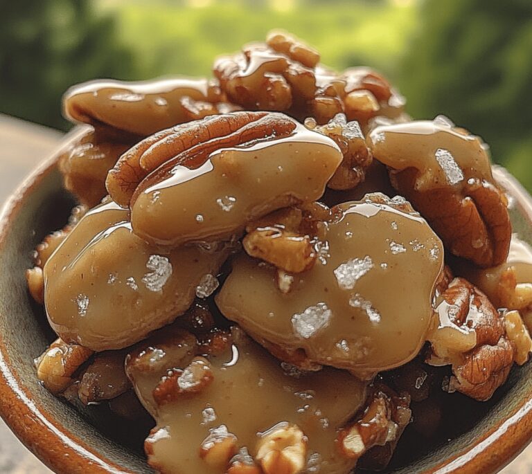 Sea Salted Praline Pecan Clusters Recipe