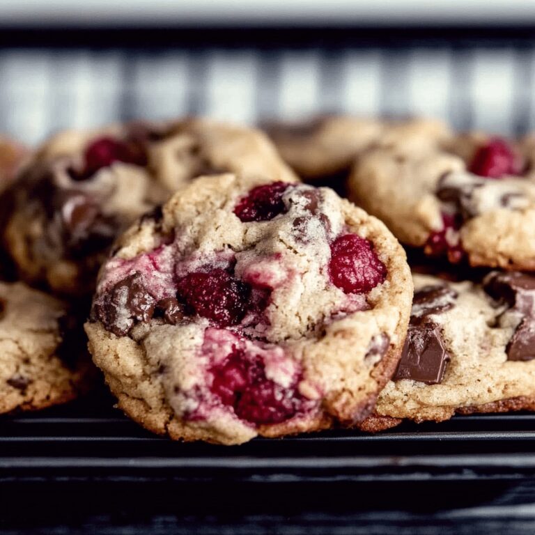 Raspberry Chocolate Chunk Cookies Recipe