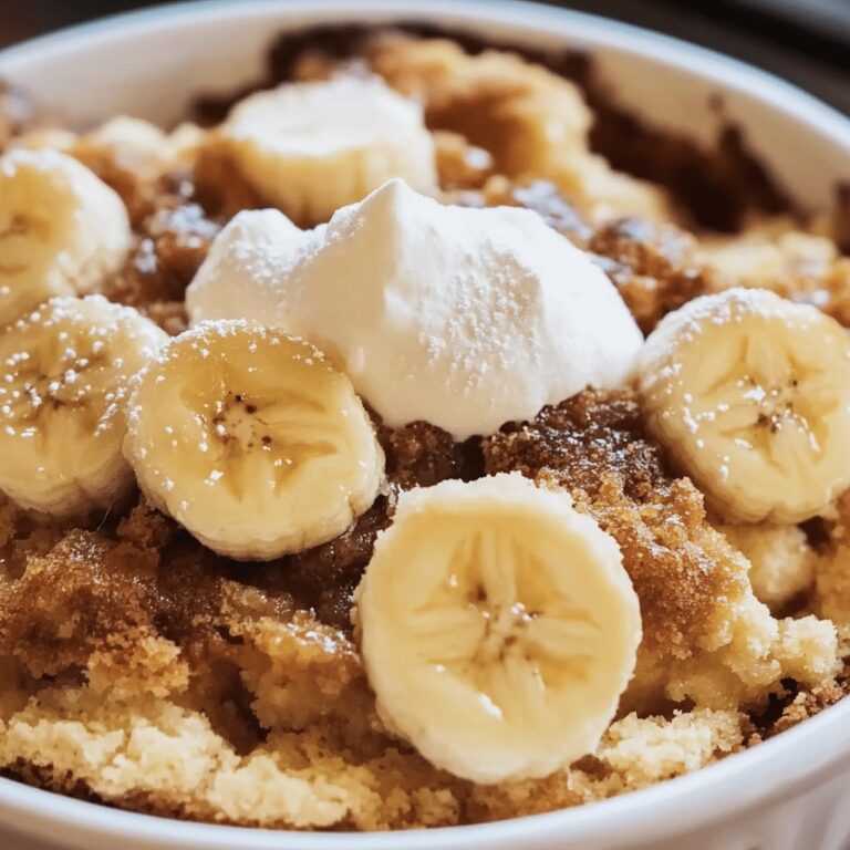 Rustic Southern Banana Cobbler Recipe