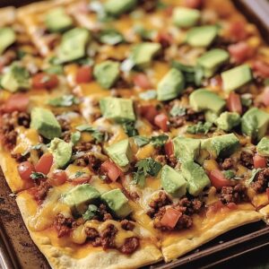 Sheet Pan Taco Pizza Recipe