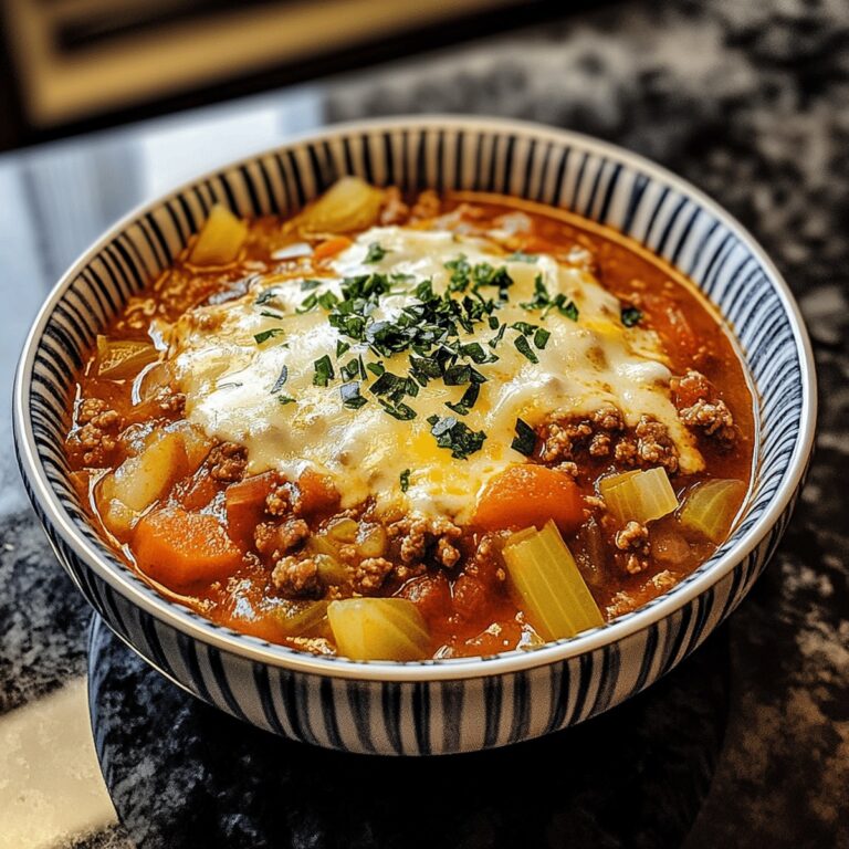 Cabbage Soup With Ground Beef Recipe