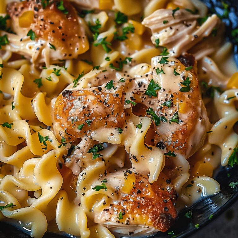 Comforting Chicken & Noodles Crock Pot Recipe