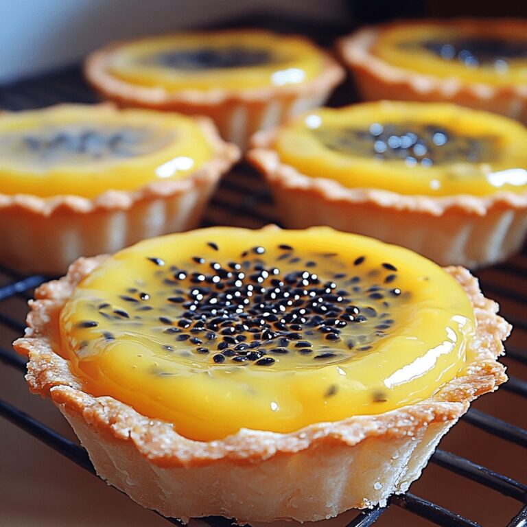 Heavenly Mini Passionfruit Condensed Milk Tarts Recipe