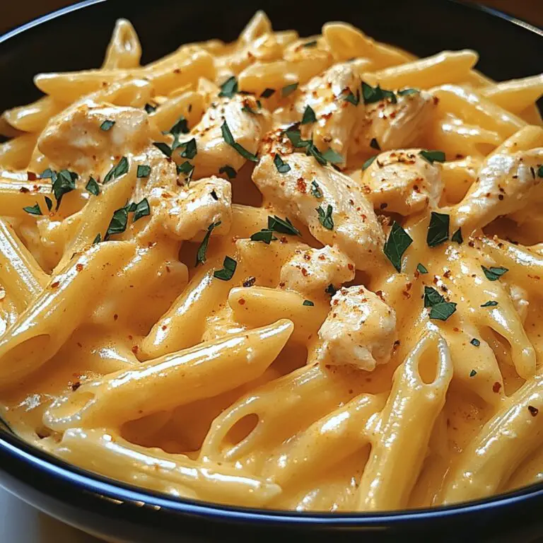 Buffalo Chicken Alfredo Penne Recipe