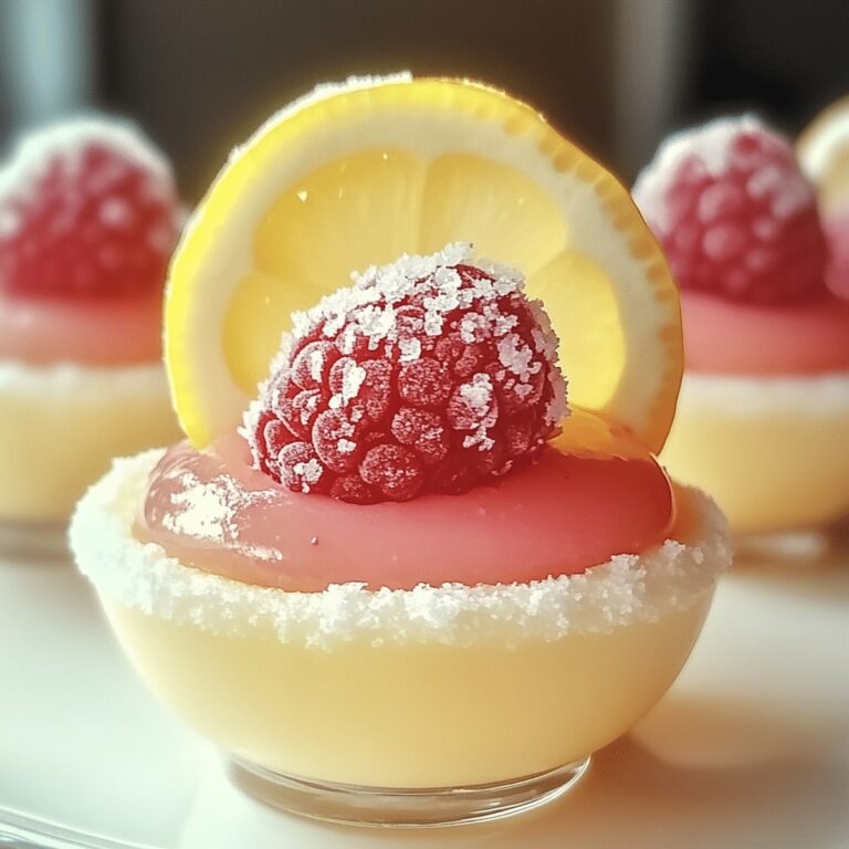 Frosted Raspberry Lemon Drop Recipe