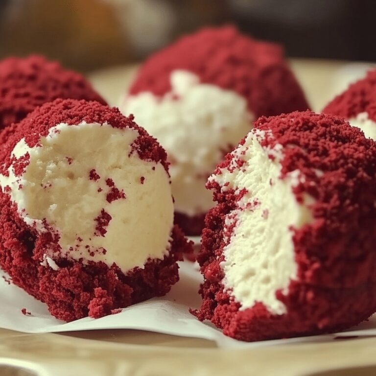 Smooth Red Velvet Cheesecake Balls Recipe