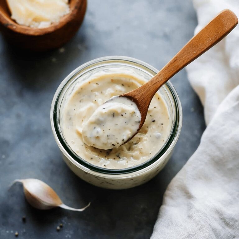 Velvety Garlic Parmesan Sauce Recipe