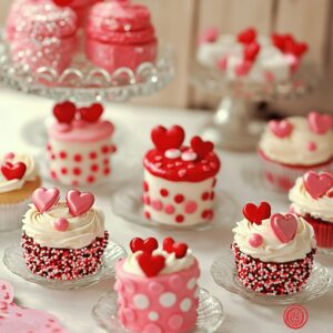 Romantic Valentines Day Mini Cakes Recipe