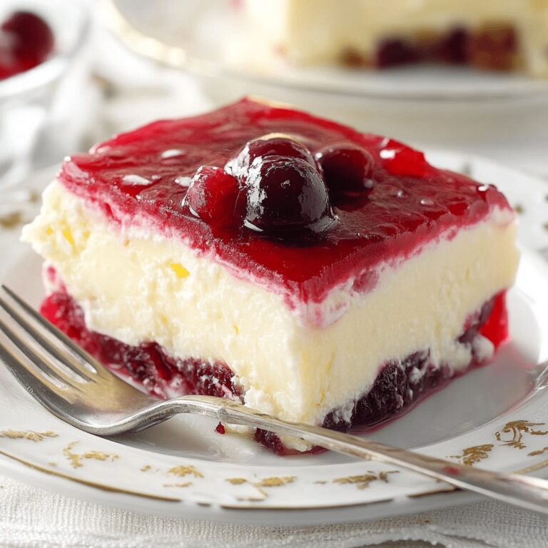 Festive Cranberry Gelatin Salad Recipe