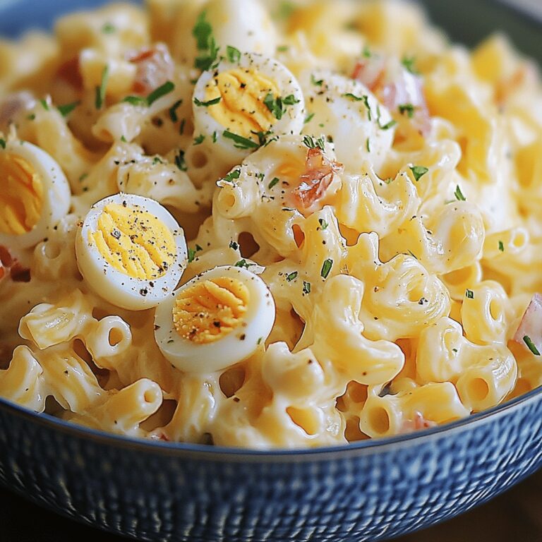 Deviled Egg Pasta Salad Recipe