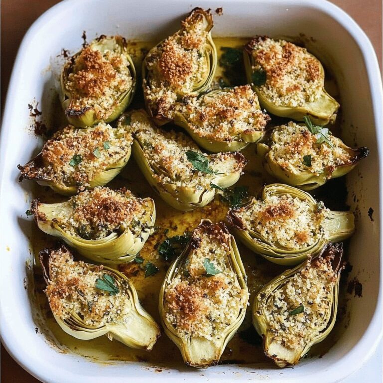 Rustic Italian Stuffed Artichoke Hearts Recipe