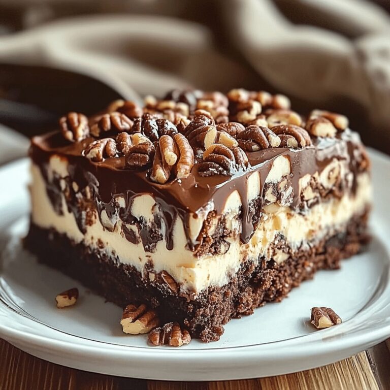 Irresistible Chocolate Pecan Cream Cheesecake Recipe