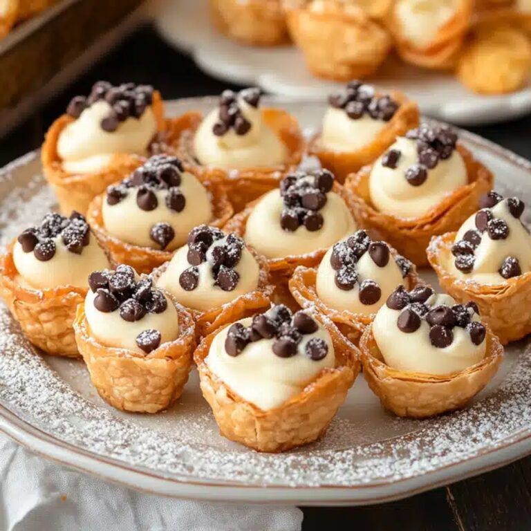 Mini Cannoli Cups Recipe