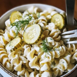 Dill Pickle Pasta Salad Recipe