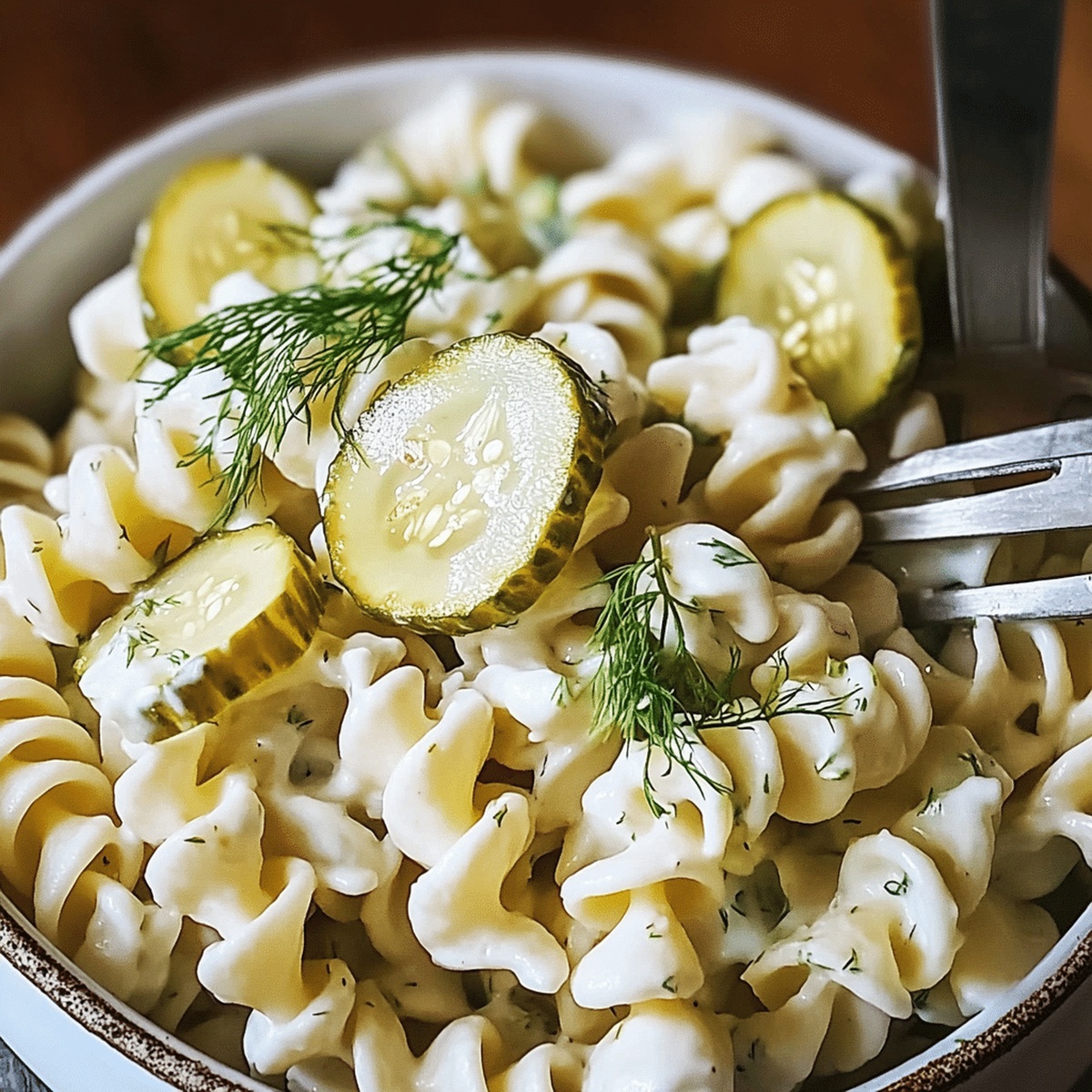 Dill Pickle Pasta Salad Recipe