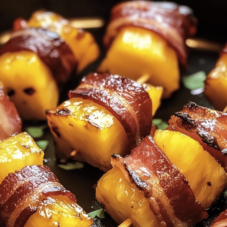 Bacon Wrapped Pineapple Bites Recipe