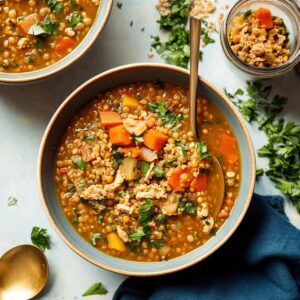 Hearty Turkey Lentil Soup Recipe