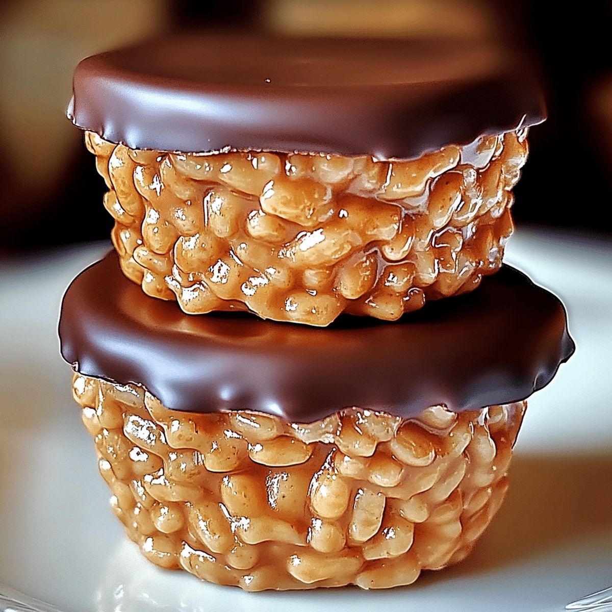 Chocolate Peanut Butter Rice Krispie Cups Recipe