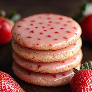 Melt-In-Your-Mouth Strawberry Cookies Recipe