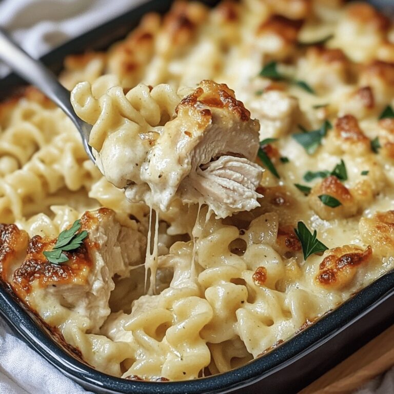 Garlic Parmesan Chicken Pasta Bake Recipe