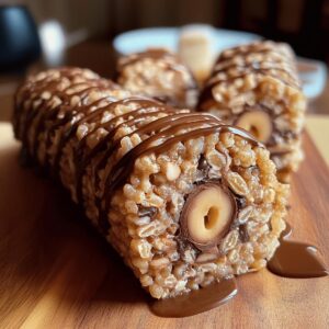 Chocolate Peanut Butter Rice Krispies Roll Recipe