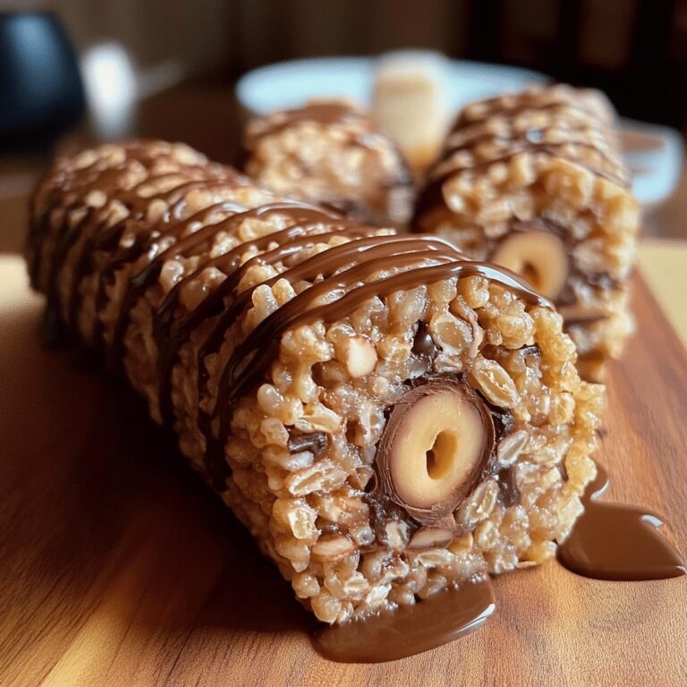 Chocolate Peanut Butter Rice Krispies Roll Recipe