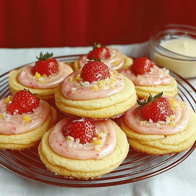 Vibrant Strawberry Lemonade Cookies Recipe
