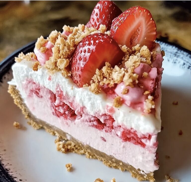Dreamy Strawberry Crunch Cheesecake Recipe