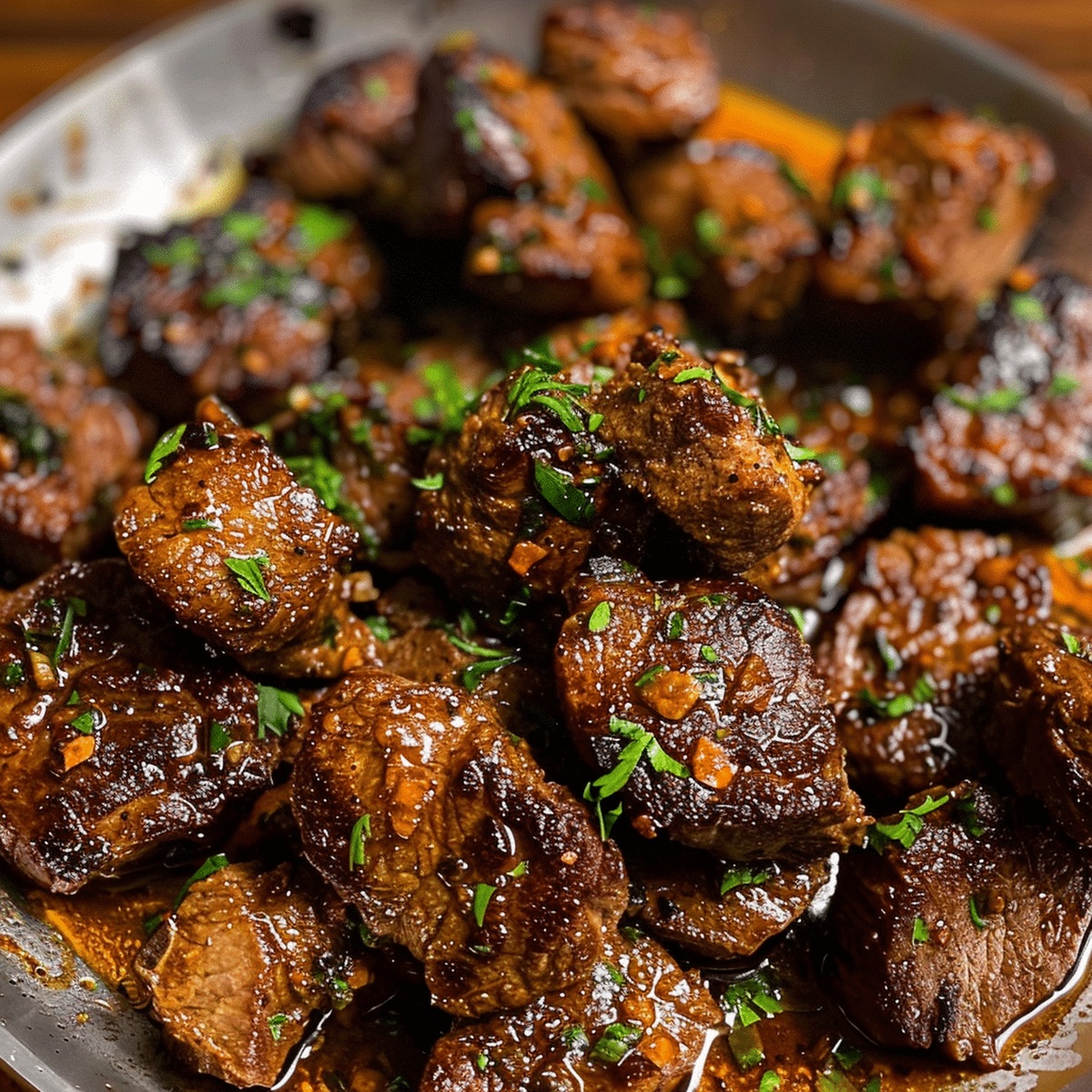 Cajun Garlic Butter Steak Bites Recipe