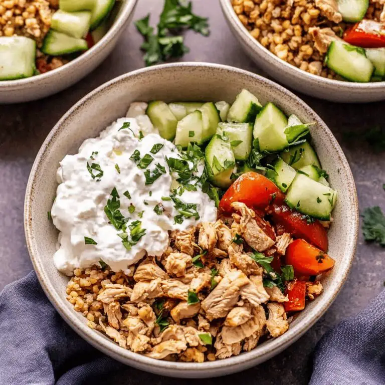 Vibrant Greek Chicken Bowls Recipe