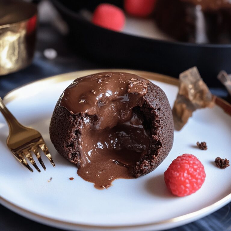 Romantic Lindt Chocolate Fondants For Two Recipe