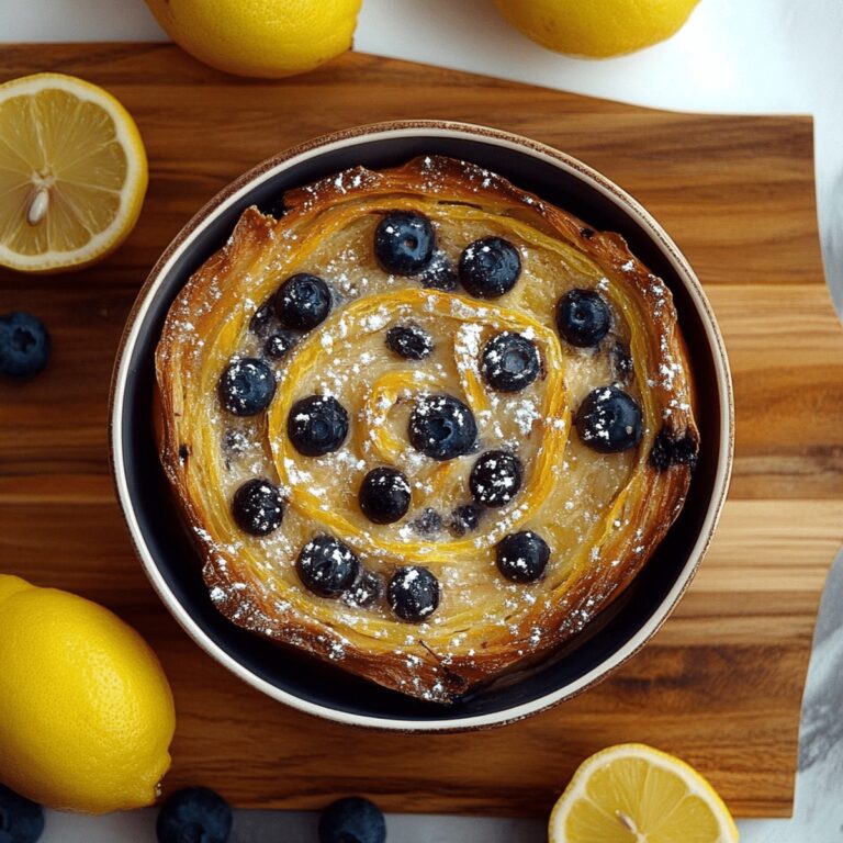 Heavenly Lemon And Blueberry Soufra Recipe