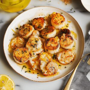 Lemon Butter Scallops Recipe