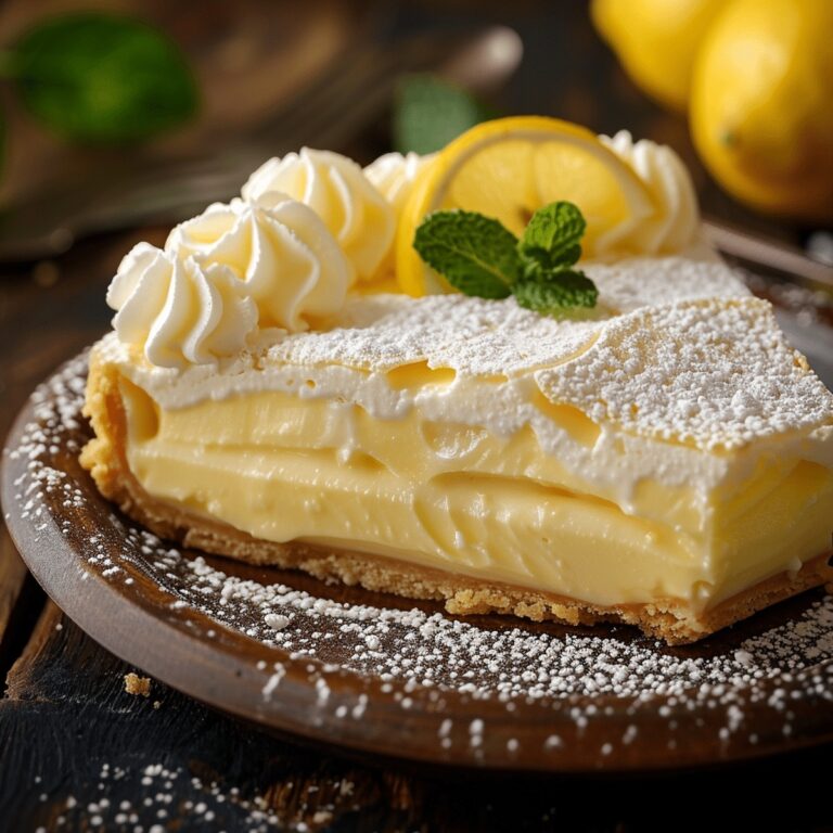 Lemon Custard Cake Recipe