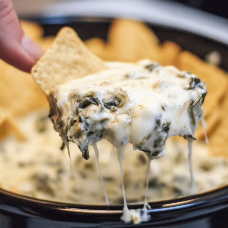 Crock Pot Spinach Artichoke Dip Recipe