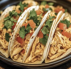 Effortless Slow Cooker Cool Ranch Chicken Tacos Recipe