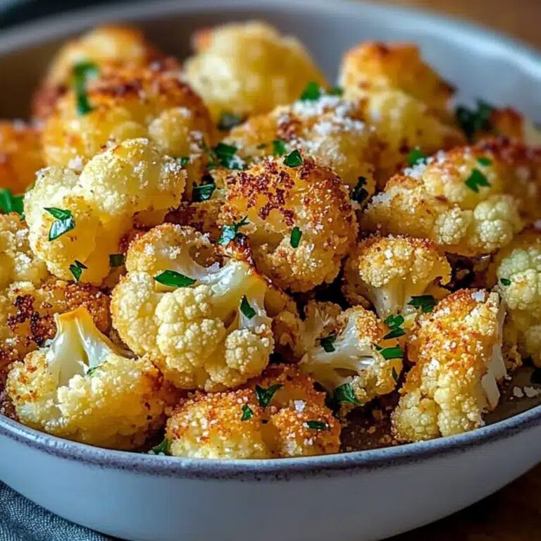 Crispy Parmesan Roasted Cauliflower Recipe
