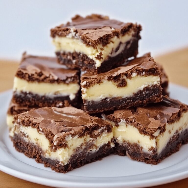 Fudgy Cheesecake Brownies Recipe