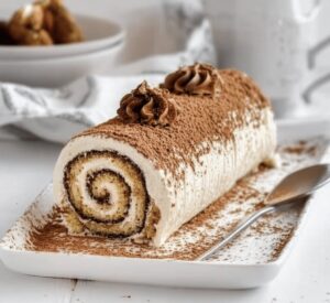 No-Bake Vanilla Tiramisu Roll Recipe