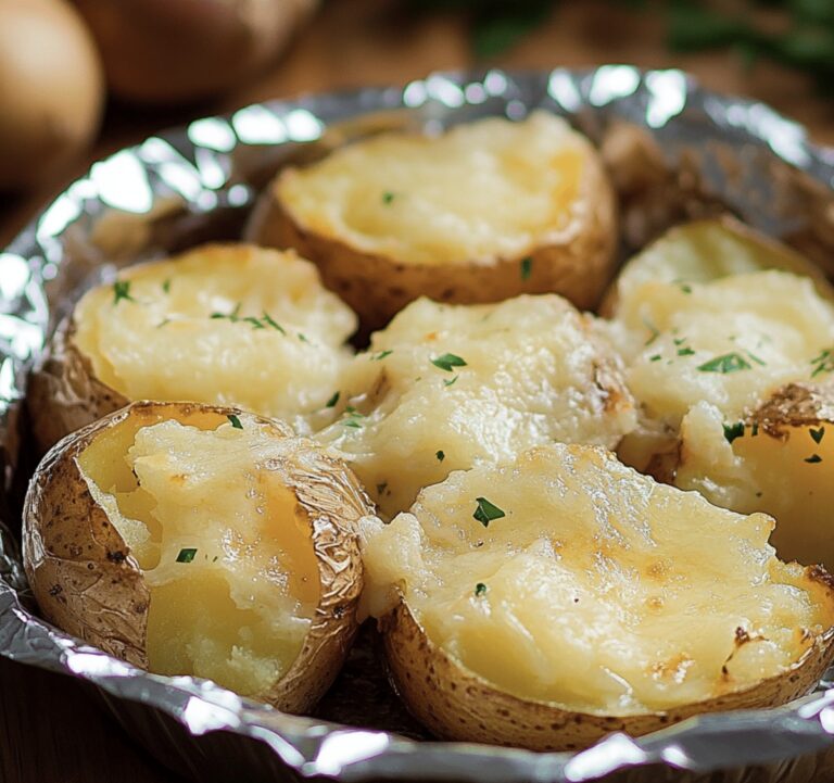 Crispy Parmesan Baked Potatoes Recipe