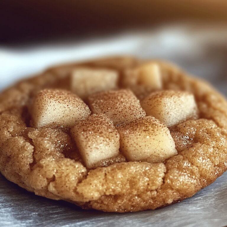 Cinnamon Apple Snickerdoodle Cookies Recipe